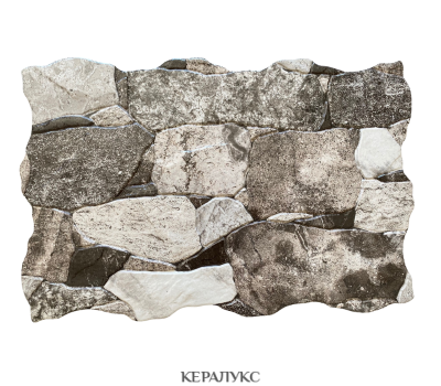 Гранитогрес RIBASSOS BRILLO NEGRO 32x48 см