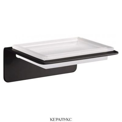 Сапунерка стъкло ЕЛИНОР BLACK ICA 5559B