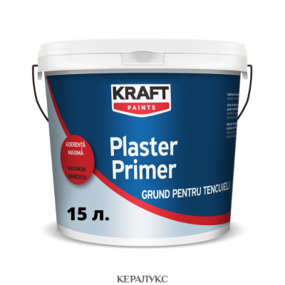 Plaster Primer Силиконов грунд за мазилка 15л, Kraft