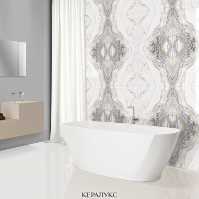 Гранитогрес KRISTAL BEIGE 60х120см, тип мрамор, полиран