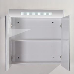 Огледален ПВЦ шкаф  ICMC 4650-60смLED