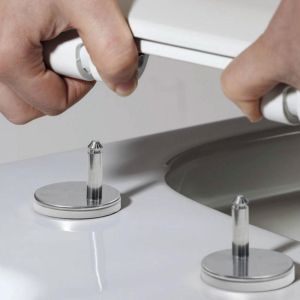 Моноблок бял МАТ,  ICC 7937MW GEB Rimless, задно оттичане