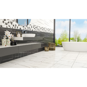 Гранитогрес DIAMOND WHITE MARBLE, 60х120 см