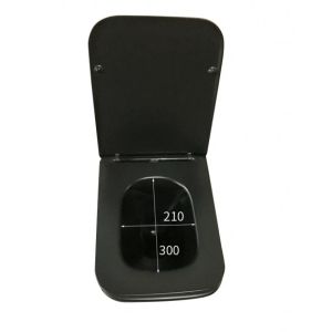 Конзолна тоалетна чиния RIMLESS ICC 5135MB, черен мат